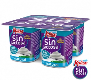 YOGUR NATURAL KALISE PACK 4X125 GRS.