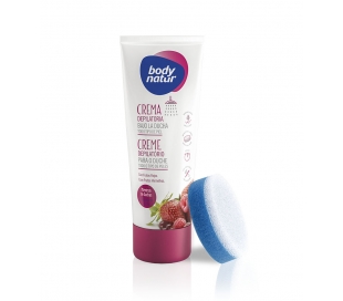 DEPILATORIO CREMA BAJO DUCHA,FRUTOS ROJOS BODY NATUR 200 ML.