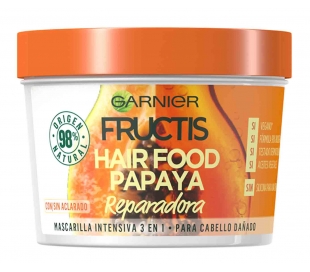 MASCARILLA INTENSIVA 3EN1 PAPAYA, HAIR FOOD FRUCTIS 390 ML.