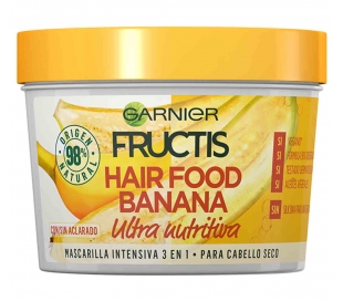 MASCARILLA INTENSIVA 3EN1 HAIR FOOD BANANA FRUCTIS 390 ML.