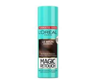RETOCADOR DE RAICES COLOR MARRON, SPRAY MAGIC RETOUCH 100 ML.