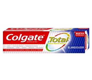 PASTA DENTAL MAS BLANQUEADOR TOTAL COLGATE 75 ML.