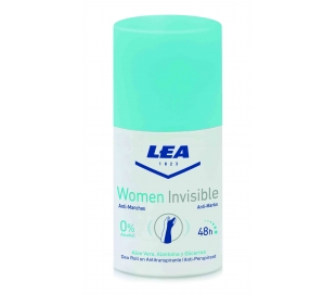 DESODORANTE ROLL-ON WOMEN INVISIBLE,ALOE VERA-GLIC LEA 50 ML.