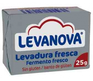 LEVADURA FRESCA LEVANOVA PACK 2X25 GRS.