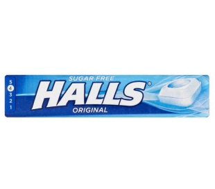 CARAMELOS SIN AZUCAR EUCALIPTO MENTOLADO HALLS 32 GRS.