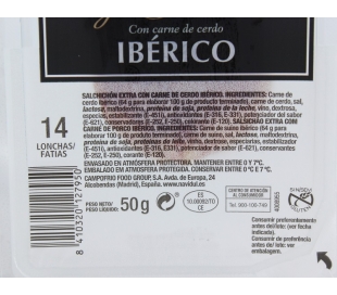 SALCHICHON IBERICO NAVIDUL 45 GRS.
