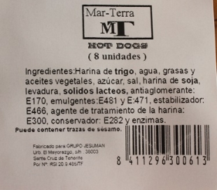 PAN PERRITOS MAR TERRA 8 UN.