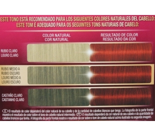 TINTE COLOR ROJO RUBI, INTENSIVE PALETTE N. 6.88