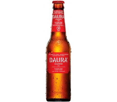 CERVEZA DAURA ESTRELLA DAMM BOTELLA 33 CL.