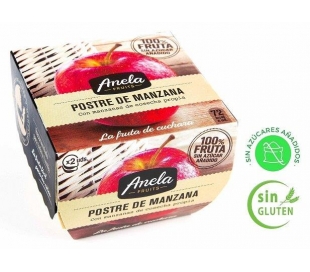 POSTRE DE FRUTA MANZANA ANELA PACK 2X100 GR.