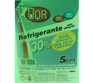 REFRIGERANTE VERDE 30% IQUIMICA 5 LT.