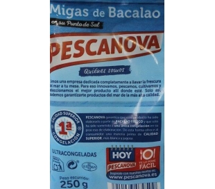 BACALAO MIGAS PESCANOVA 250 GRS.