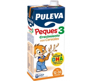 LECHE PEQUES-3 CEREALES PULEVA 1 L.