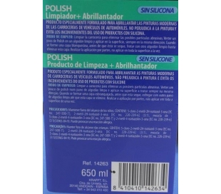 LIMPIADOR ABRILLANTADOR POLISH KRAFFT 650 ML.