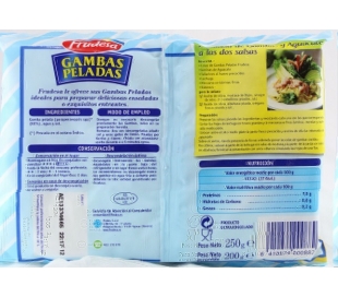 GAMBA PELADA FRUDESA 200 GR.