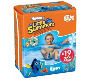 PAÑAL BAÑADOR TALLA 5-6 HUGGIES 19 UDS.