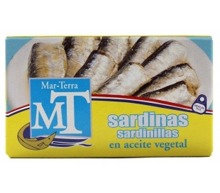 SARDINAS ACEITE VEGETAL MAR TERRA 57 GR.