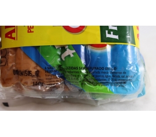 SALCHICHAS FRANKFURT CAMPOFRIO PACK 4X140 GRS.