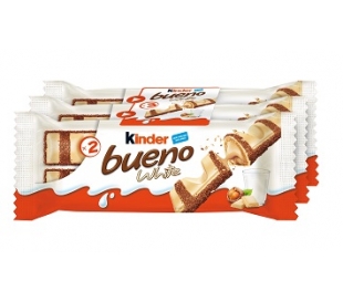 BARQUILLO RELLENO BUENO CHOCO Y WHITE KINDER PACK 3X39 GRS.