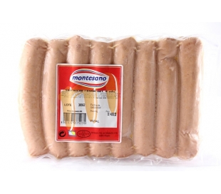 SALCHICHAS CONGELADAS MONTESANO 480 GR.