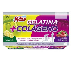 GELATINA+COLAGENO LIMON Y F.BOSQUES KALISE PACK 8X115 GRS.