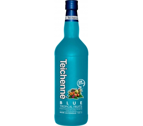 LICOR SIN ALCOHOL TROPICAL BLUE TRES-TRES 1 L.