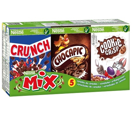 CEREALES MIX, VARIEDADES NESTLE PACK 5X30 G. Y 1X40 G.