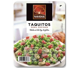 JAMON SERRANO TAQUITOS NAVIDUL 120 GR.