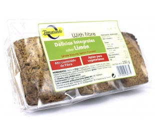 GALLETA DELICIAS INTEGRALES LIMÓN TAMARINDO 250 GR.