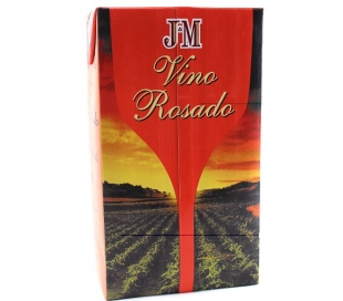 VINO ROSADO CIUDAD REAL J&M BRIK 1 L.