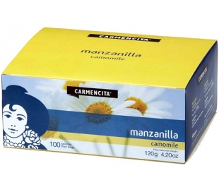 INFUSIÓN MANZANILLA CAMOMILE CARMENCITA 100 UN.