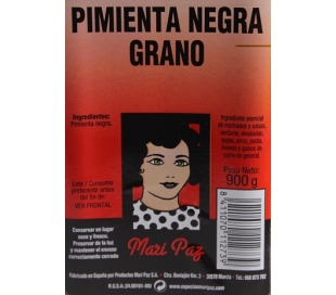 CONDIMENTO PIMIENTA NEGRA GRANO MC 810 GRS.