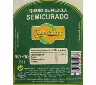 QUESO MEZCLA SEMICURADO TAMARINDO 250 GRS.