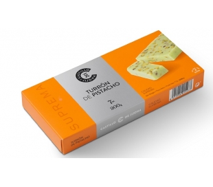TURRON DE PISTACHO, SUPREMA CASTILLO DE JIJONA 200 GRS.