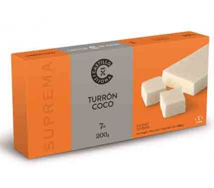 TURRON COCO CASTILLO DE JIJONA 200 GR.
