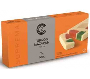 TURRON FRUTA CASTILLO DE JIJONA 200 GR.