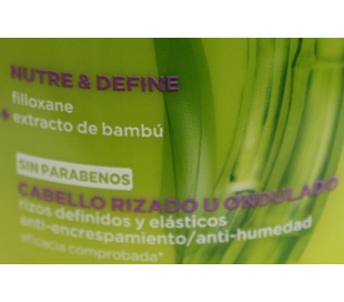 MASCARILLA HIDRARIZOS,ONDULADOS FRUCTIS 300 ML.