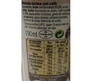 CAFE LIQUIDO EXPRESSO LATTE NESCAFE SHAKISSIMO 190 ML.