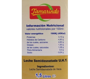 LECHE HOSTELERIA TAMARINDO 1,5 L.