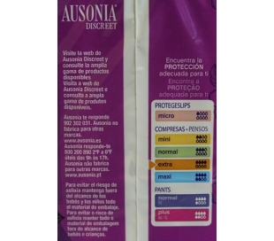COMPRESA DISCREET EXTRA AUSONIA 10 UDS.