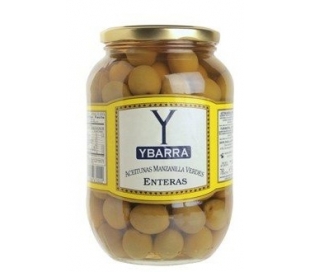 ACEITUNA MANZANILLA VERDE ENTERA YBARRA 500 GR.
