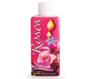 AMBIENTADOR CONCENTRADO GOTA A GOTA ROSES AGERUL 125 ML.