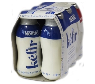 KEFIR LIQUIDO NATURAL, FERMENTOS LACTEOS NESTLE PACK 6X100 GRS.