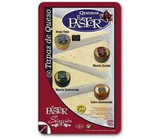 QUESO SEMICURADO SELECCION EL PASTOR 180 GR.EN TAPAS