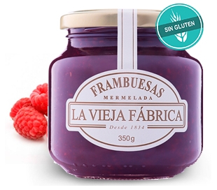 MERMELADA FRAMBUESA VIEJA FABRICA 350 GR.