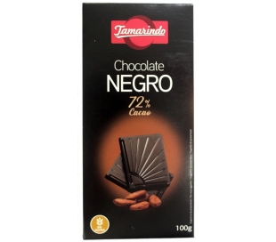 CHOCOLATE NEGRO 72 TAMARINDO 100 GRS.