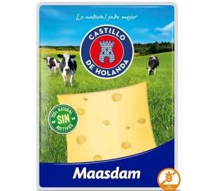QUESO MAASDAM EL CASTILLO 150 GR.LONCHAS
