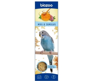 ALIMENTO PÁJARO MIEL&SEMILLAS BIAZOO 60 GR.