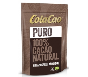CACAO SOLUBLE PURO 100% NATURAL COLA CAO 250 GR.BOLSA