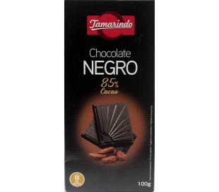 CHOCOLATE NEGRO 85% CACAO TAMARINDO 100 GRS.